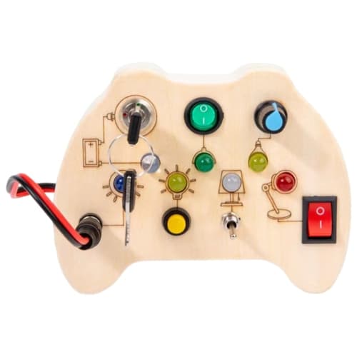 Kids Busy Board Game Controller Circuit Educational Toy STEM Learning Activity Board Montessori Early Education Sensory Development Model 39 1 Piece