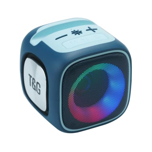 Bluetooth speaker mini portable wireless small speaker home loud volume outdoor waterproof subwoofer Bluetooth 5.3, voice prompt, call function - blue