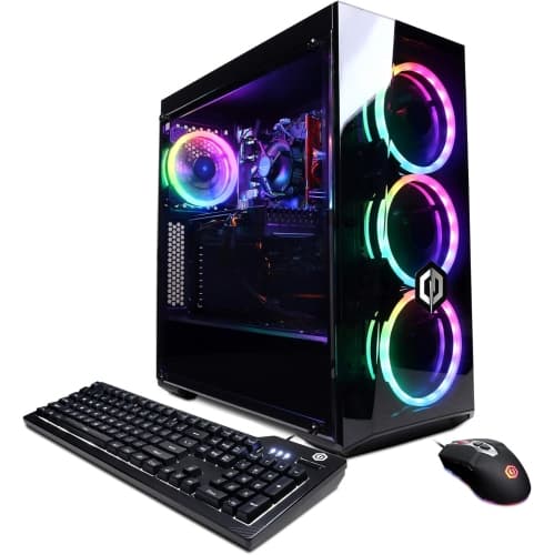 Open Box - CyberPowerPC Gamer Xtreme VR Gaming Desktop PC with Intel Core i5-10400F, GeForce GTX 1660 Super 6GB, 8GB RAM, 500GB NVMe SSD
