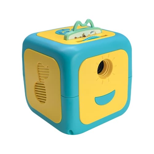Children's story projector light, 8 slides, 40 scenes, colorful starry night light, a soothing and educational toy for babies before bedtime (English version)