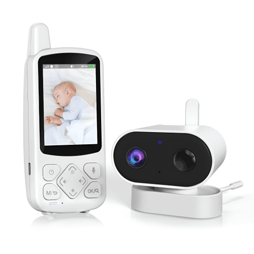 ApexGear Baby Monitor with 2.8" 720P Screen, Night Vision, 2-Way Audio, 2000mAh Battery, 300m Range for Nursery