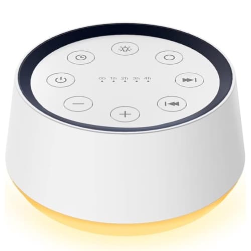 Sleep Music Relaxation Device White Portable Soothing Sound Machine Baby Sleep Aid 1PC