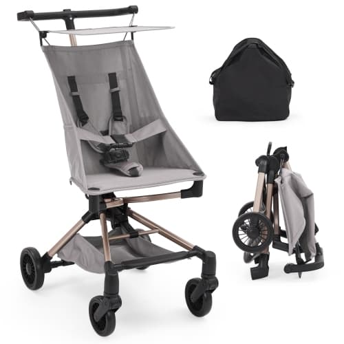 Garvee Lightweight 8.4 lbs Travel Stroller for Baby & Toddler – Compact One-Hand Fold, Airplane-Ready, Breathable Fabric