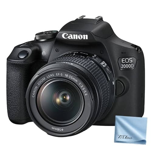 Canon EOS 2000D / Rebel T7 DSLR Camera with EF-S 18-55m Lens