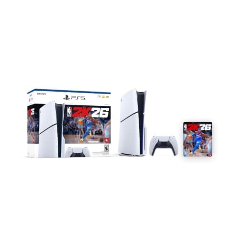 PlayStation PS5 Slim 1TB Digital Console NBA 2K26 Bundle