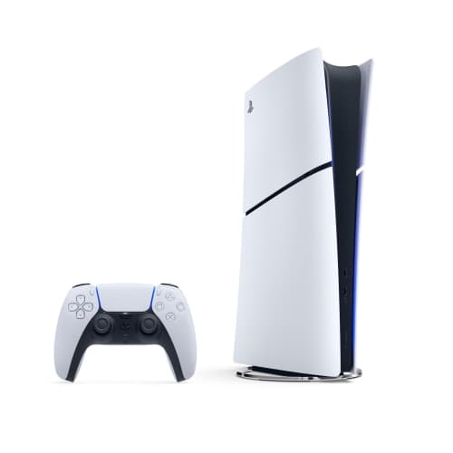 PS5 Slim 825GB Digital Console - White