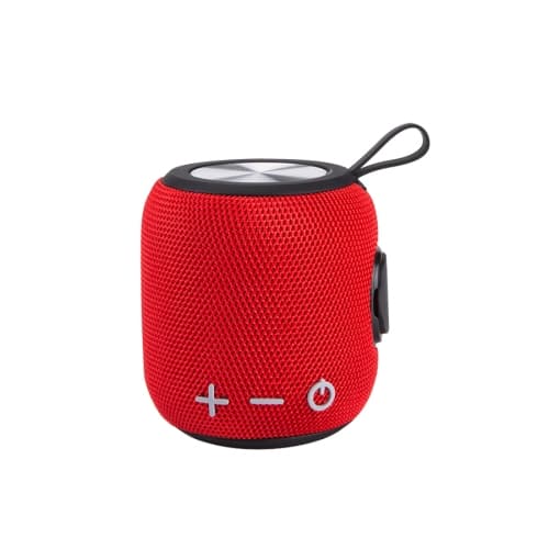 Portable Bluetooth 5.3 speaker, IPX6 waterproof, long battery life for outdoor camping, subwoofer (Red)
