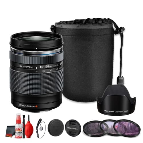 OM SYSTEM M.Zuiko Digital ED 14-150mm f4-5.6 II Lens Micro Four Thirds(Bundle)
