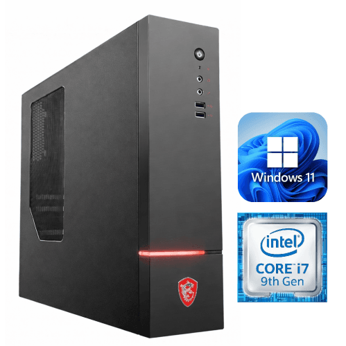 MSI Codex S B927 SFF / i7-9700 / 32GB RAM / 1TB SSD / Windows 11 Pro / WiFi - Business Desktop PC Computer - Refurbished (Good)