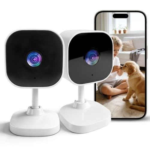 Indoor Security Camera 2K Dual Band 2.4G 5GHz AI Motion Alert Night Vision Two Way Audio 24H Recording Baby Pet Monitor Yoosee App Home Camera