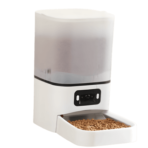 ApexGear Smart Camera Pet Feeder, 5.8G WiFi Full Seal Freshness APP Remote Control Travel Pet Feeder