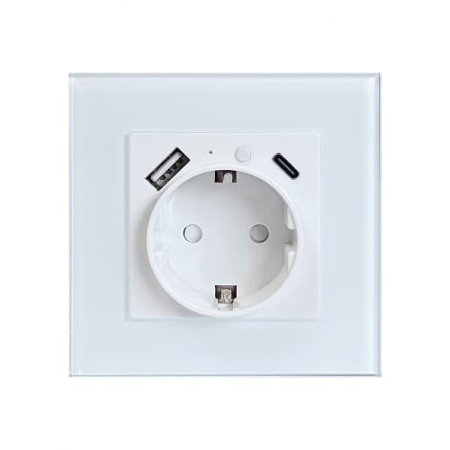 ApexGear 2-Pack WiFi Smart Plug with USB Type-C, Energy Monitor Voice Control Phone Charging Home Use