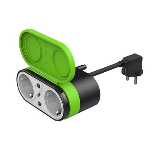 ApexGear IP65 Outdoor WiFi Smart Plug, 100m Long Range Energy Monitor V0 Flame Retardant Garden Use