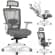MotionGrey Cloud Mesh Ergonomic Office Chair with Adjustable Armrest High Mesh - Desk Computer Chairs Perfect for Home Gaming And Commercial Offices - White - Only on Best Buy