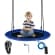 Costway 40" Saucer Tree Swing 660 LBS for Kids Adults Outdoor with LED Lights Rainbow Color/Blue