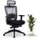 MotionGrey CloudMesh Ergonomic Office Chair-Comfy High Mesh Back Support with Adjustable Armrests-Black Desk Computer Chairs Perfect for Home Gaming and Offices-With Class 4 Piston