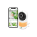 LeapFrog 1080p WiFi Remote Access 360 Degree Pan & Tilt Video Baby Monitor Night Light, Color Night Vision, White, LF1911