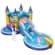 Costway nflatable Water Slide, 2 in 1 Castle Bounce House Water Slide with Ball Pit & Splash Pool for Kids Outdoor Fun