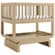 Storkcraft Santorini Deluxe 3-in1 Convertible Bassinet - Driftwood