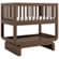 Storkcraft Santorini Deluxe 3-in1 Convertible Bassinet - Hazelnut