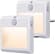 Set of 2 Dimmable LED Night Lights with Motion Sensor, Natural White 3500K for Baby Room or Stairs