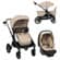 Evenflo Transformer Modular Travel System with LiteMax NXT Infant Car Seat - Beige