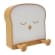 Cute Toast LED Night Light - Rechargeable Dimmable Lamp, Single/Double-Sided for Bedroom & Desk, Ideal for Babies, Teens