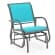 Costway Outdoor Single Swing Glider Rocking Chair Armrest Garden Porch Backyard