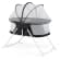 Costway 2 in 1 Baby Bassinet with Rocking Motion,Foldable Bedside Sleeper with Breathable Mesh Black, Gray, Beige