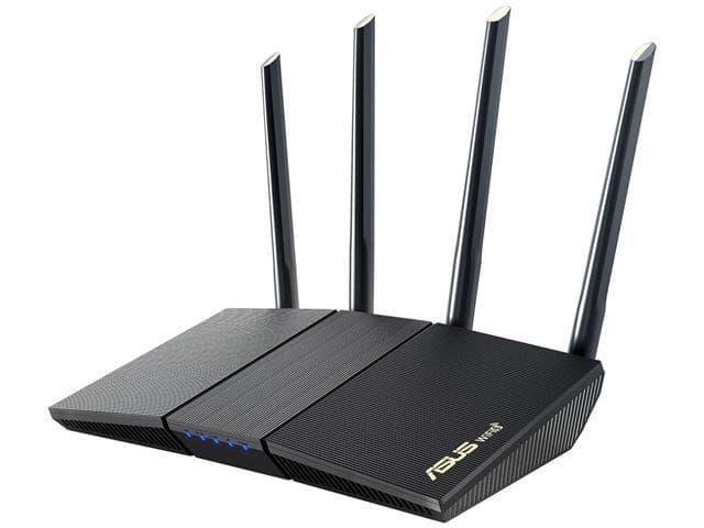 ASUS AX1800 Dual Band WiFi 6 (802.11ax) Router Supporting MU-MIMO and OFDMA Technology, with AiProtection Classic Network Security Powered by Trend Micro (RT-AX1800S)