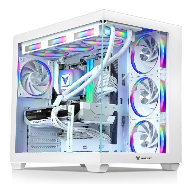 ARMOURY AMD Ryzen 7 9800X3D Radeon RX 9070 XT 32GB RAM 2TB SSD W11P