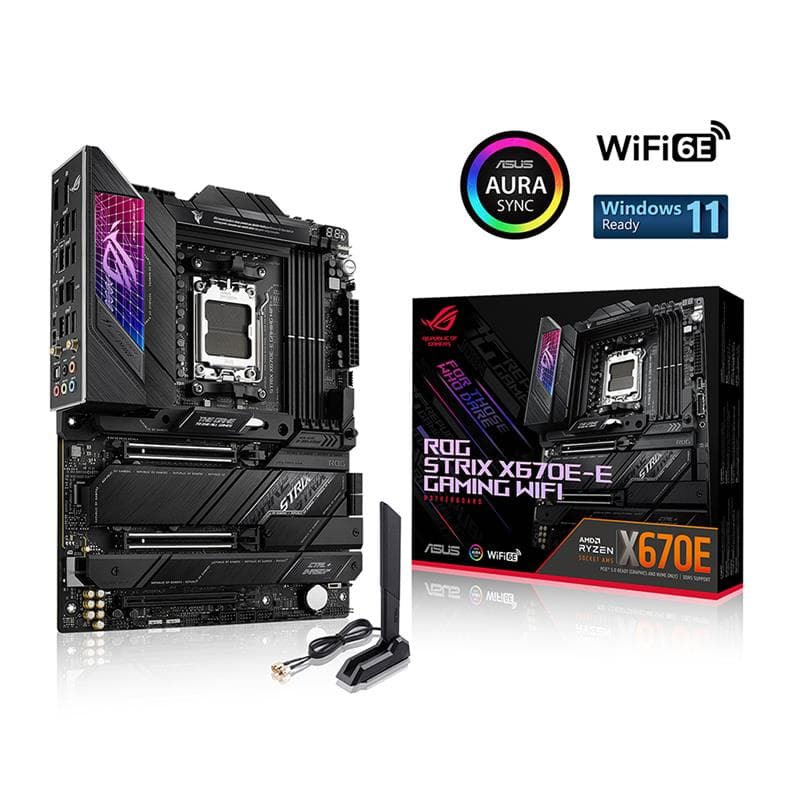 ASUS ROG STRIX X670E-E GAMING WIFI 6E Socket AM5 (LGA 1718) Ryzen 7000(Open Box)