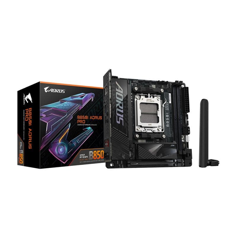 GIGABYTE B850I AORUS PRO AMD AM5 LGA 1718 Motherboard, Mini-ITX, DDR5