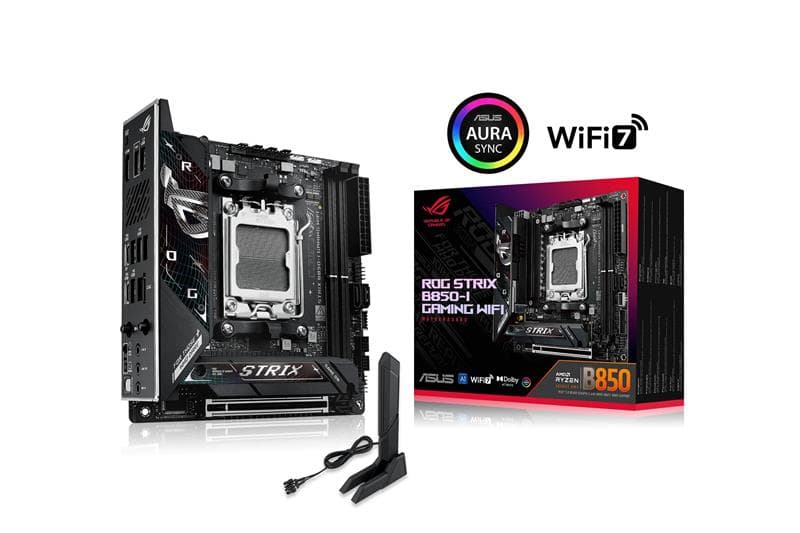 ASUS ROG STRIX B850-I GAMING WIFI AMD AM5 B850 Mini-ITX motherboard(Open Box)