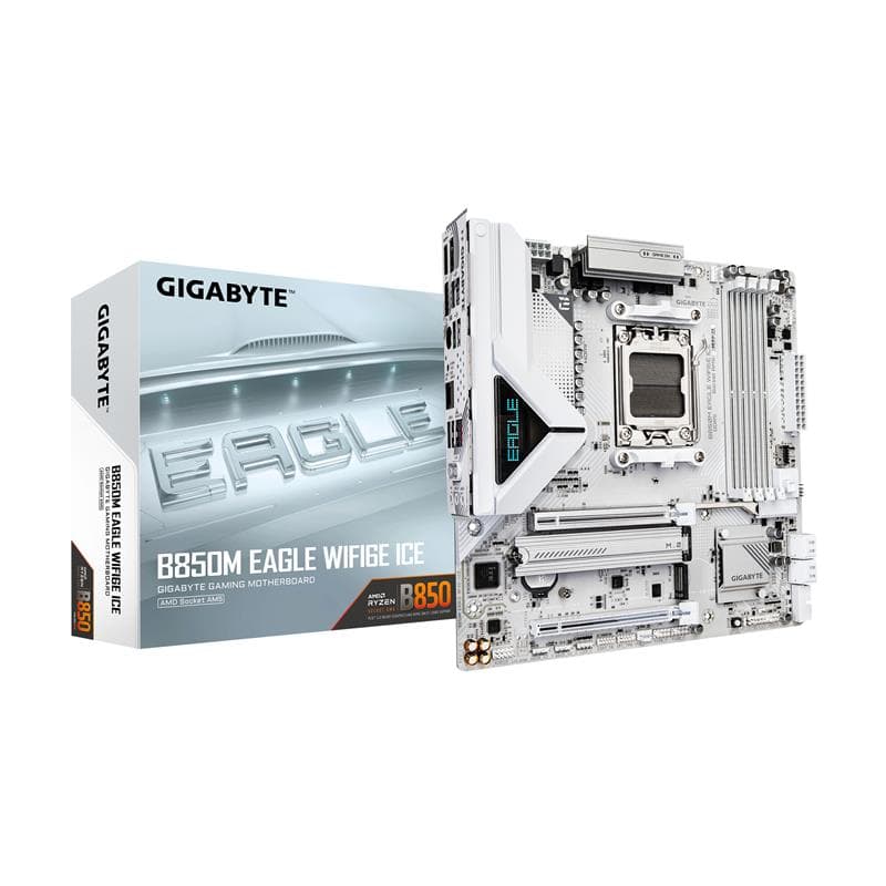 GIGABYTE B850M EAGLE WIFI6E ICE AMD AM5 mATX Motherboard