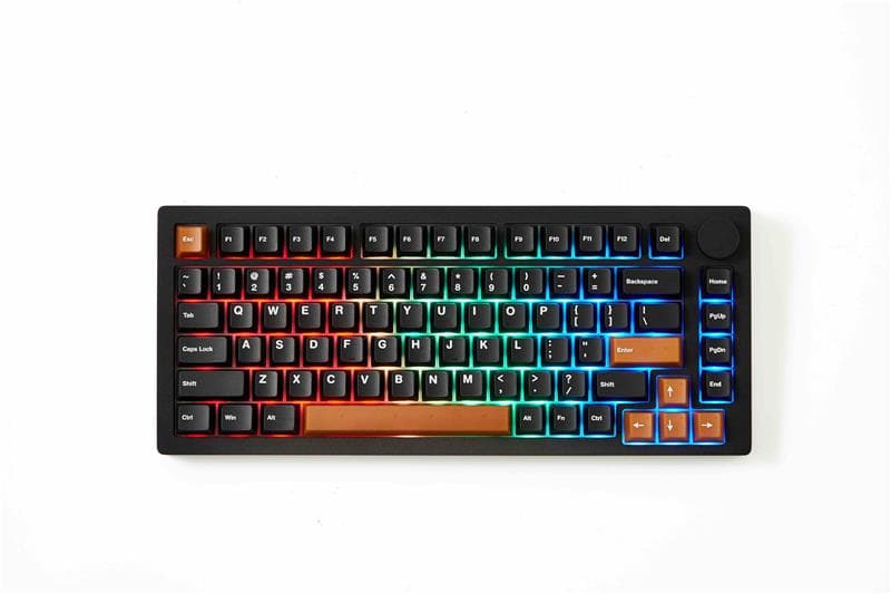 MonsGeek M1 V5 Black & Brown Tri-Mode Customizable Mechanical Keyboard