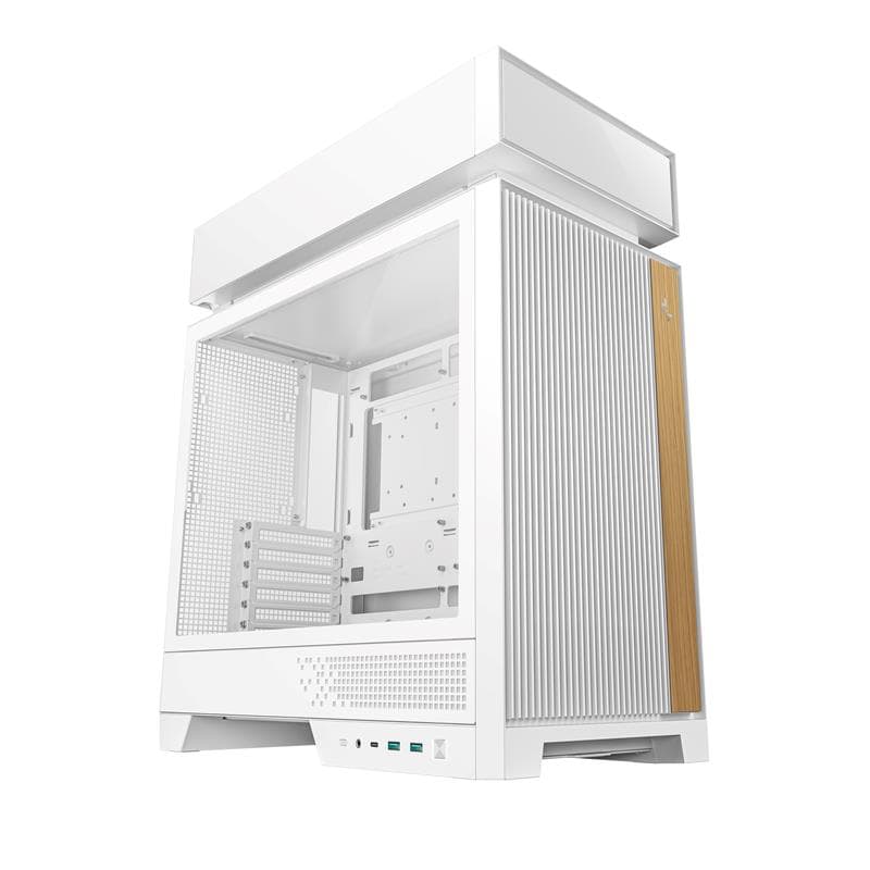 DeepCool CL660 WH ATX Hypersplit Tower PC Case, White