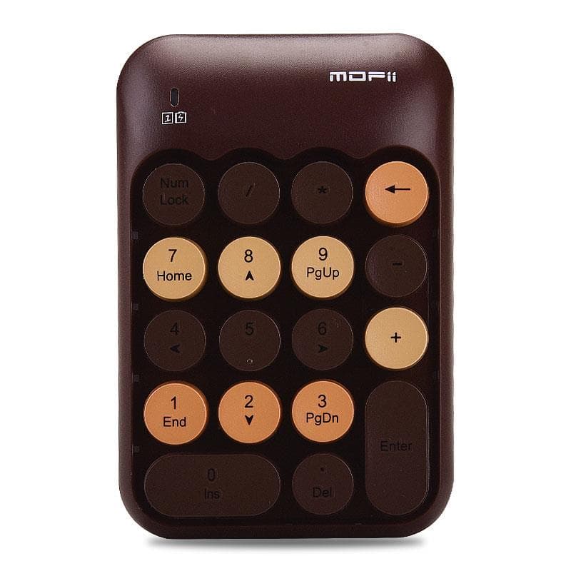 MOFii X910 2.4G Wireless Office Number Pad Brown