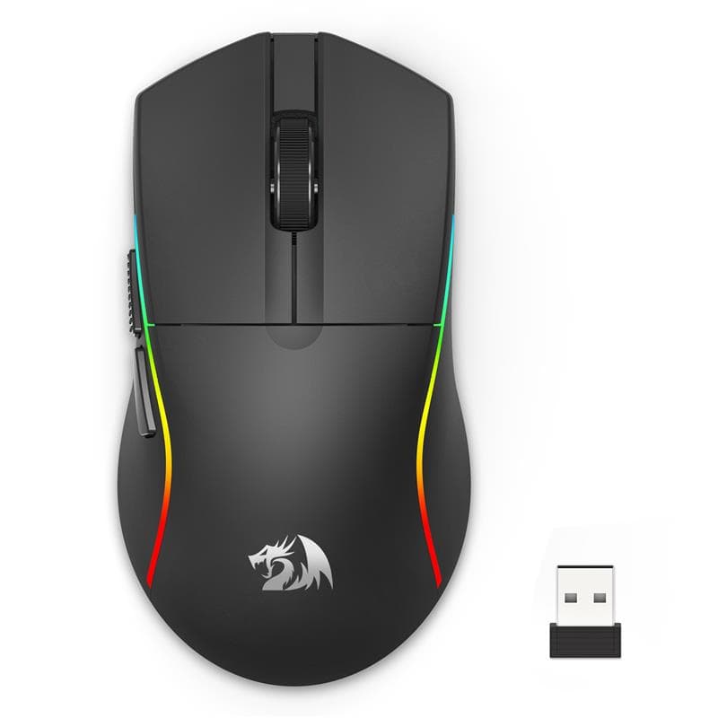 Redragon M816 RGB Tri-Mode Wireless Ultralight Weight Gaming Mouse 44g(Open Box)