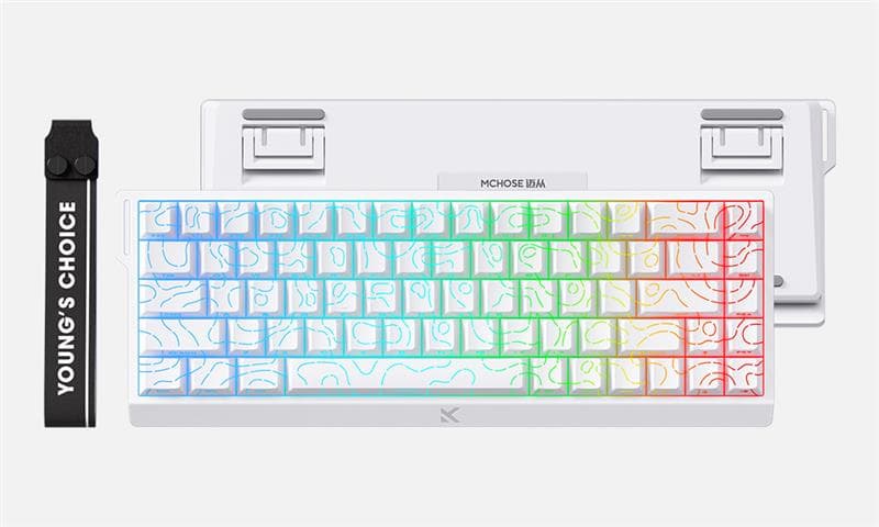 MCHOSE ACE68 Gasket Mount Wired RGB Magnetic Switch Keyboard
