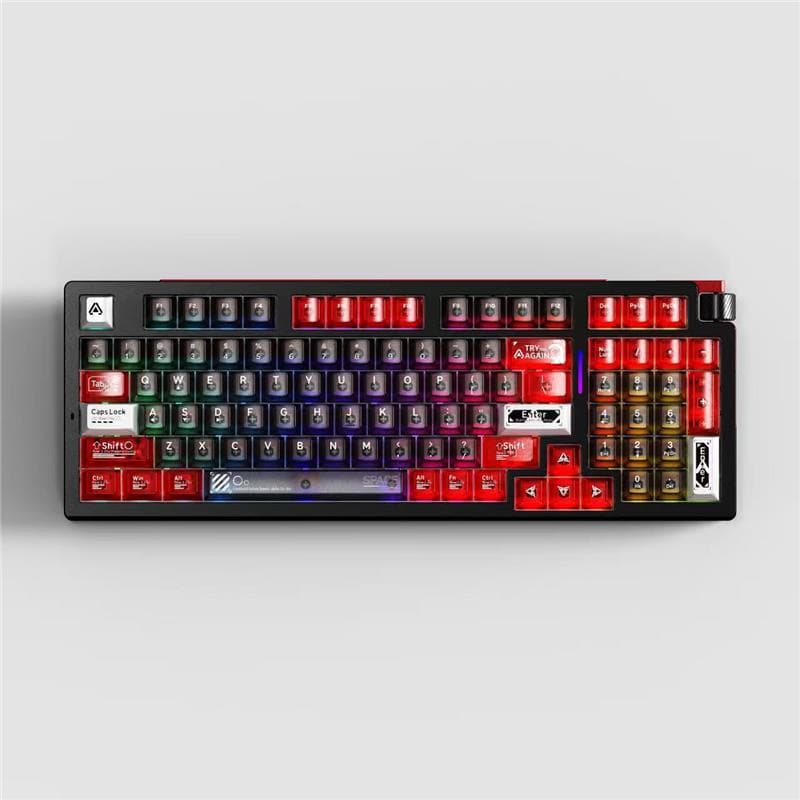 DAREU COOL 98 Black Clear Tri-mode 98% RGB Gaming Keyboard