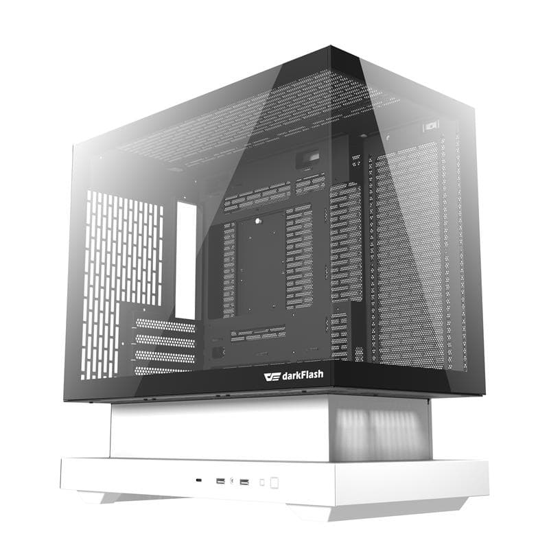 DarkFlash F1 FLOATRON M-ATX PC CASE White(Open Box)