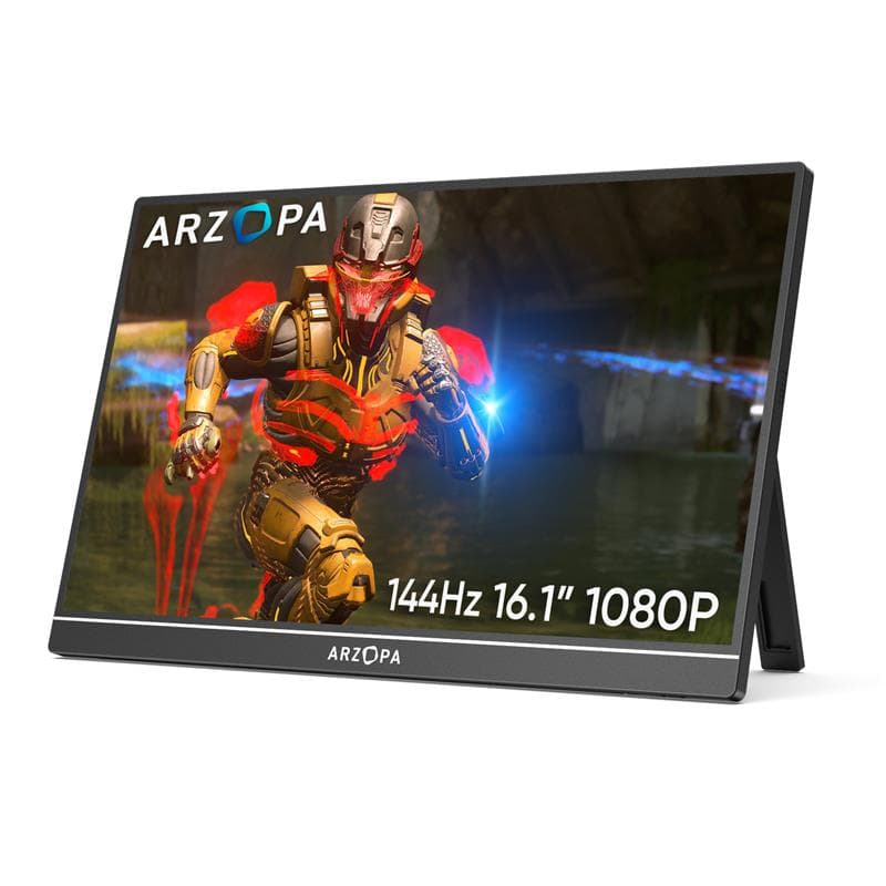 Arzopa 16.1'' Display, IPS Panel, 1920 x 1080 FHD, 144Hz Kickstand(Open Box)