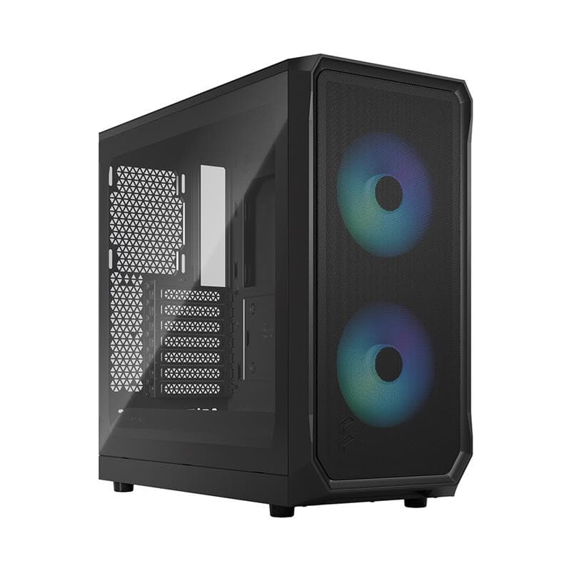 FRACTAL DESIGN Focus 2 RGB Black ATX mATX Mini ITX Clear Tinted Tempe(Open Box)