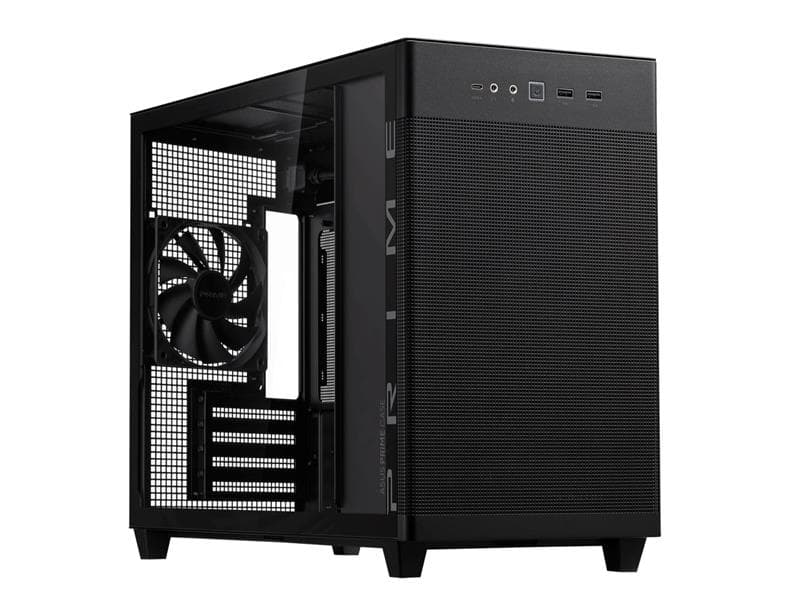 ASUS ASUS Prime AP201 Tempered Glass MicroATX Case Black(Open Box)