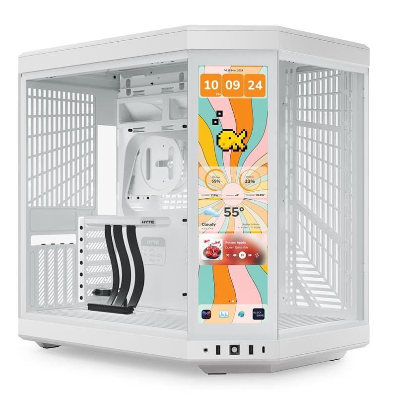 HYTE Y70 Touch Infinite Case, Snow White(Open Box)