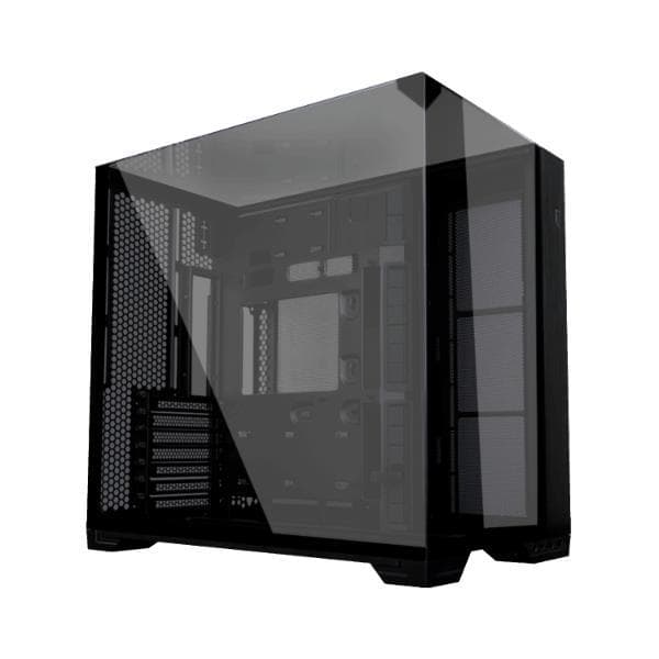 LIAN LI O11 vision compact black color Aluminum / Steel / Tempered Gl