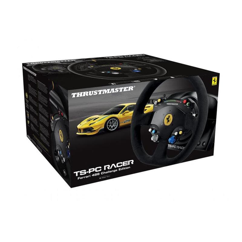 THRUSTMASTER TS-PC Racer Ferrari 488 Challenge Edition Racing Wheel - PC (2969103)(Open Box)