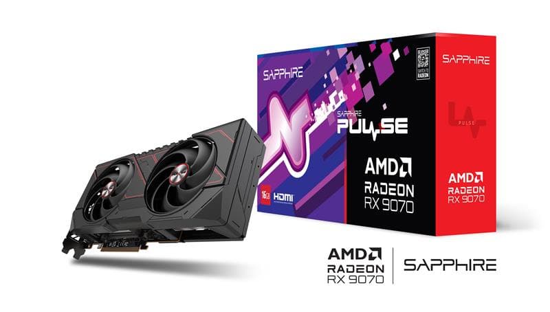 SAPPHIRE PULSE AMD RADEON RX 9070 16GB GDDR6