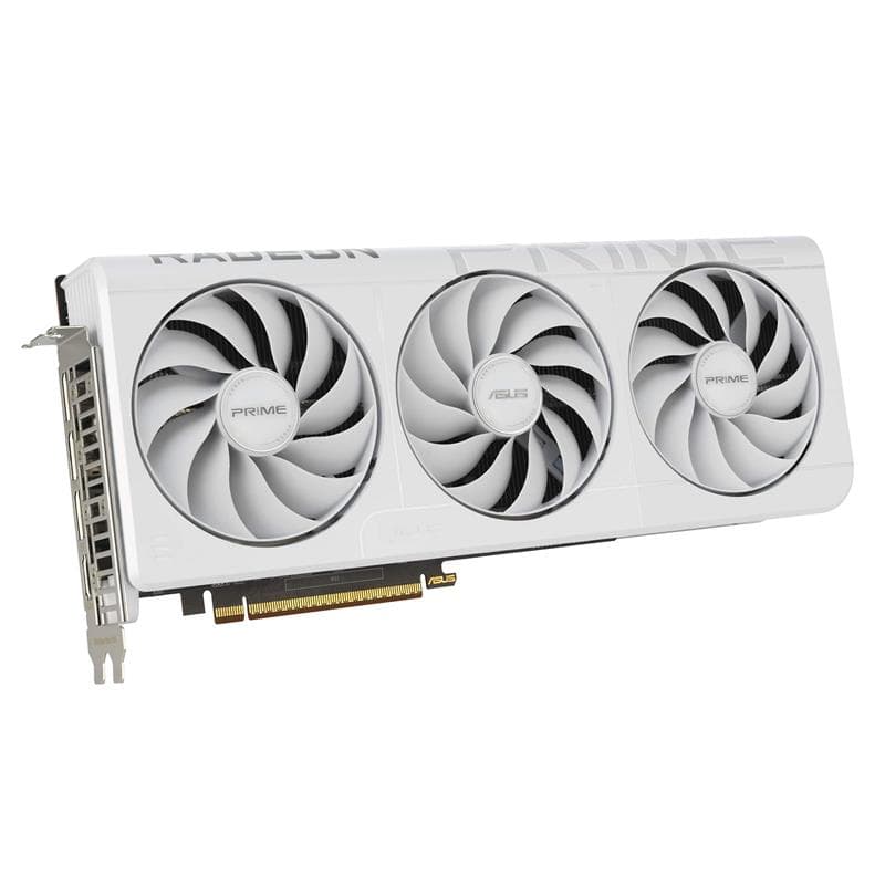 ASUS Prime Radeon RX 9070 XT White OC Edition GDDR6 Triple Fans(Open Box)